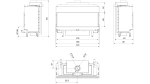 2 kW teljesítményű C-Energiaosztályos-LEO 100 GÁZKANDALLÓ