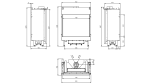 7 kW teljesítményű C-Energiaosztályos-LEO 76/62 GÁZKANDALLÓ