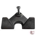 Öntvény kályhaajtó beépítő karom / köröm, cserépkályha ajtó rögzítőfül - Image 2