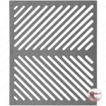 Öntvény Grill Rács - 400x330 mm - Kerti grillekhez - Image 3