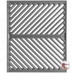 Öntvény Grill Rács - 400x330 mm - Kerti grillekhez