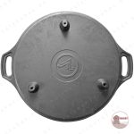 3 Lábú Öntöttvas Sík Grilltárcsa - Ø 43 cm - Mély, Sütőtárcsa / Szeletsütő - Image 3