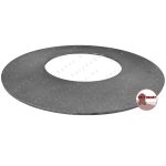 Tűzhelylap Szűkítő gyűrű - 400➝200 mm - Az 530x530 mm-es TL-9 platni szűkítője - Image 4