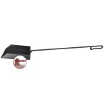 Nagy fém hamuzó lapát - Kazánhoz és Kályhához - 80 cm, Fém nyéllel - Image 2