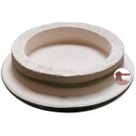 Cserépkályha Tisztító dugó - Fényes Sötét Zöld - Kályha kormozó dugó Ø 13 cm átmérőjű - Image 2