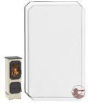 Wamsler Colorado Hőálló Üveg 313x180 mm - Csere, Pót Kandalló, Kályha tűztérajtó üveg