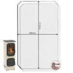 Wamsler Colorado Hőálló Üveg 313x180 mm - Csere, Pót Kandalló, Kályha tűztérajtó üveg - Image 2