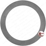 Tűzhelylap Szűkítő gyűrű - 400➝300 mm - Az 530x530 mm-es TL-9 platni szűkítője - Image 2