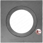 Tűzhelylap Szűkítő gyűrű - 400➝300 mm - Az 530x530 mm-es TL-9 platni szűkítője