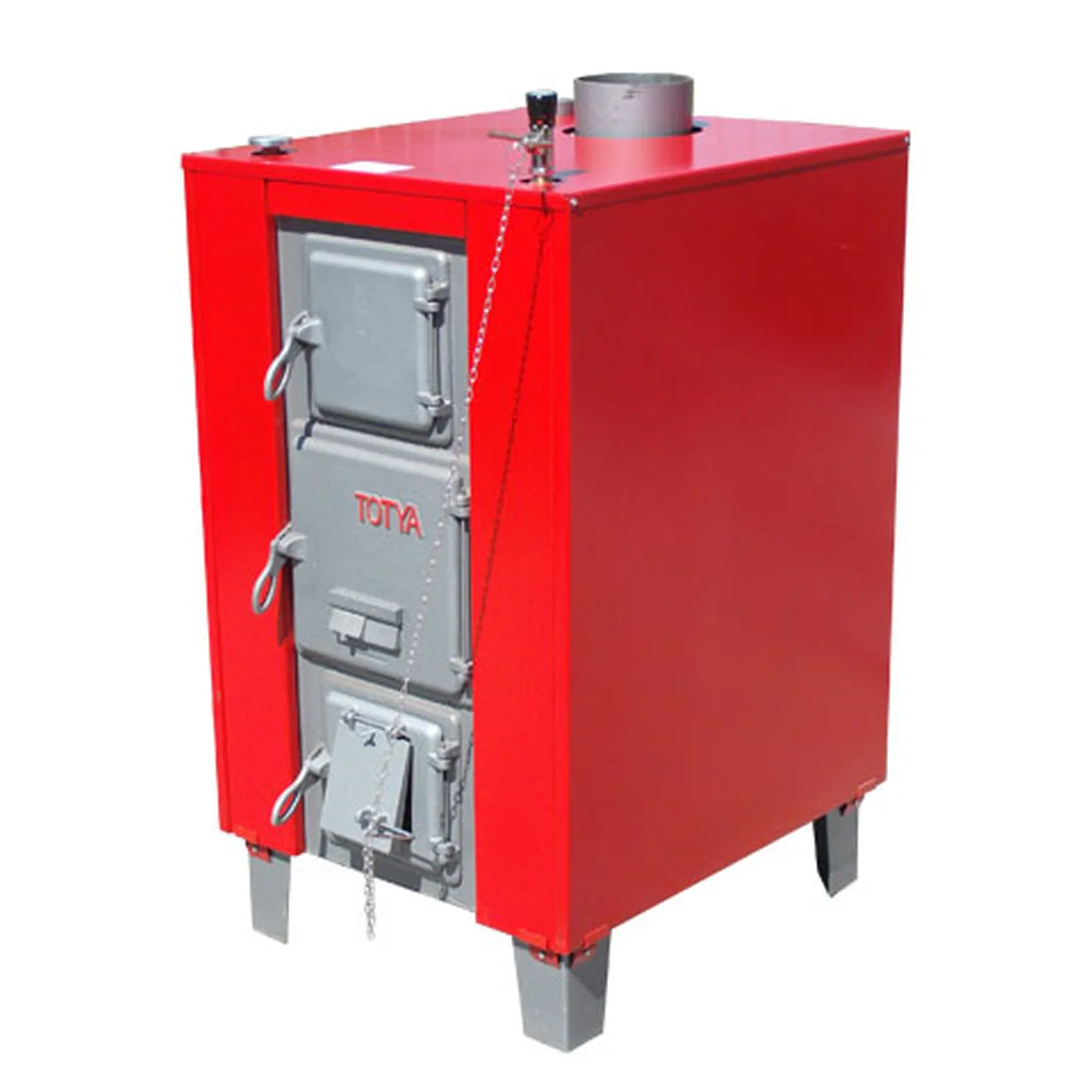 totya-s48-b-48-kw-vegyestuzelesu-kazan-1 Totya S48 B 48 kW vegyestüzelésű kazán hőszigetelt burkolattal, huzatszabályzóval, hőmérővel - Image 1