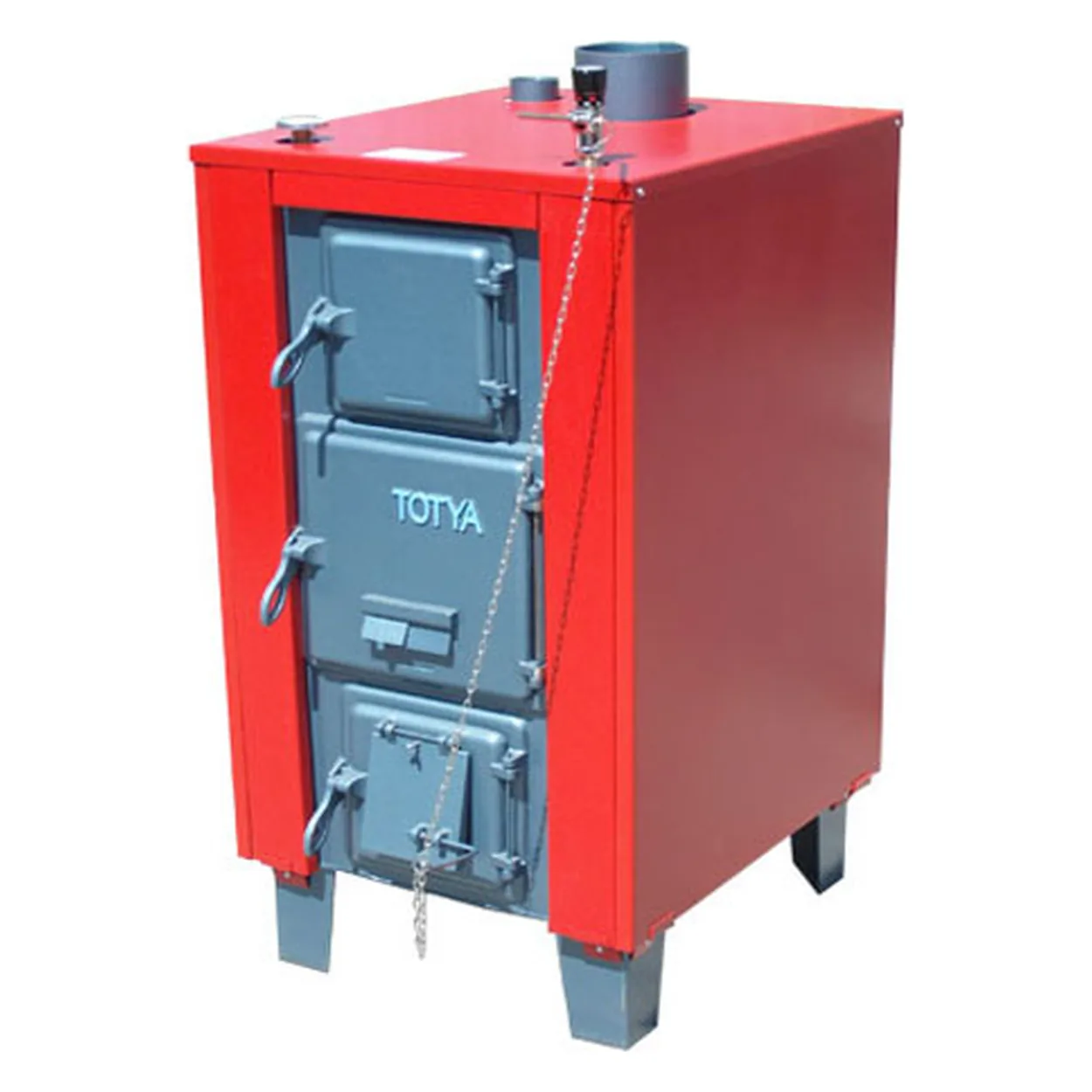 totya-vr48-b-48-kw-vizrostelyos-vegyestuzelesu-kazan-1 Totya VR48 B 48 kW vízrostélyos vegyestüzelésű kazán hőszigetelt burkolattal, huzatszabályzóval, hőmérővel - Image 1