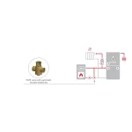 Regulus TSV5B 45 °C háromutas termosztatikus kazánvédő keverőszelep, 5/4" belső menet - Image 3